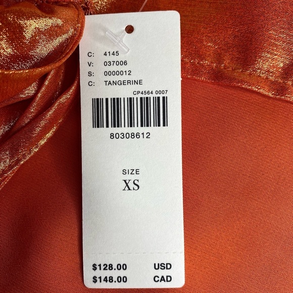 Anthropologie Shine Maxi Dress in Tangerine NWT - Picture 6 of 6